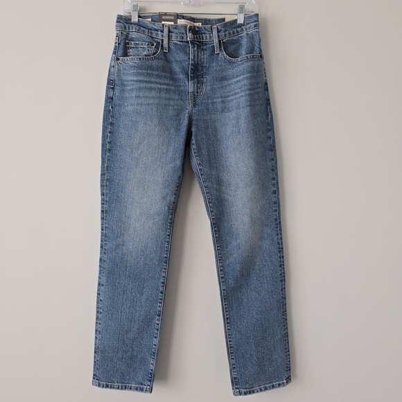 NWT Levi's Premium 724 High Rise Straight Jeans 29 Light Wash